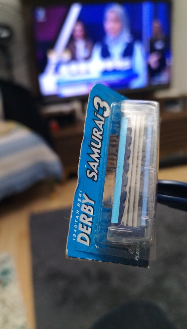 WSAMURA Erkek Tıraş Makinesi - Mavi - Görsel 2