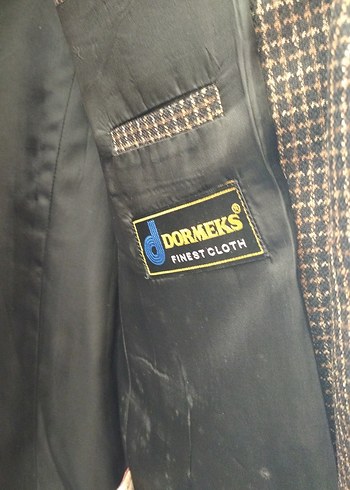 Erkek Kahverengi Düğmeli Midi Ceket - Görsel 3