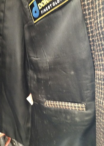 Erkek Kahverengi Düğmeli Midi Ceket - Görsel 4