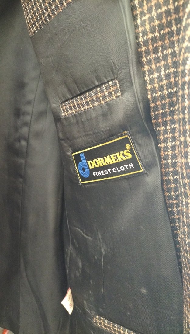 Erkek Kahverengi Düğmeli Midi Ceket - Görsel 3