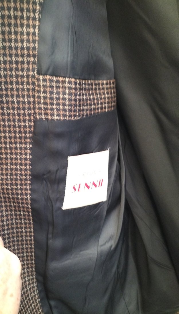 Erkek Kahverengi Düğmeli Midi Ceket - Görsel 5