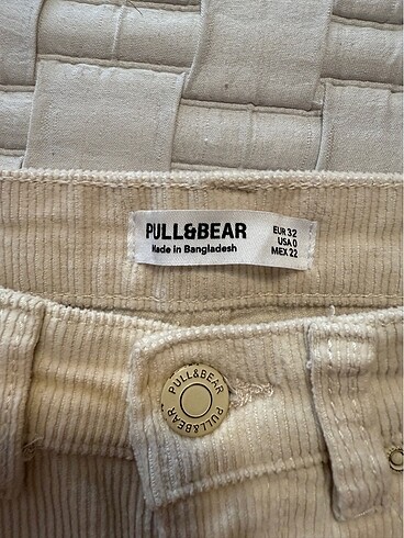 Stradivarius Pull&Bear Krem Pantolon