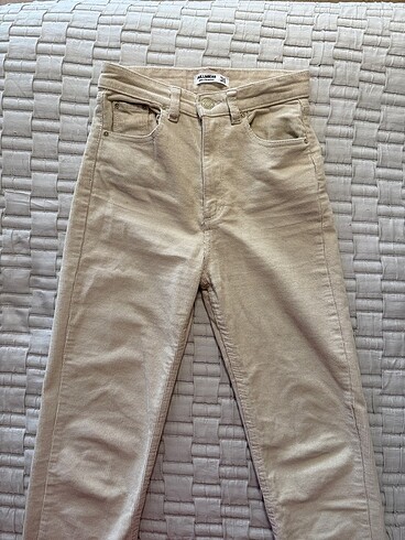 Pull&Bear Krem Pantolon