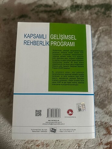  Kapsamlı Gelişimsel Rehberlik Programı kitabı