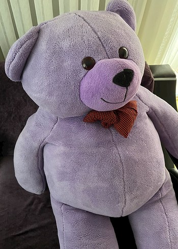 Beden Renk 160 cm Mor Renkli Peluş Ayı Oyuncak