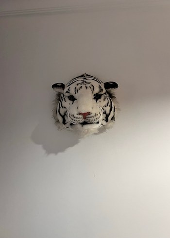 Beyaz Peluş Kaplan Oyuncak