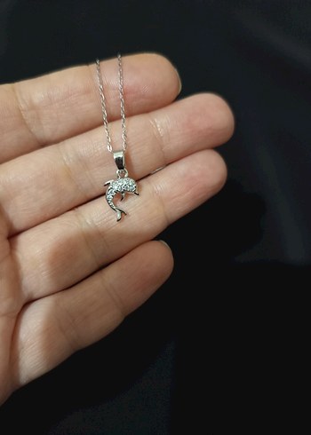 Minimal Balık Figürlü Kolye - Görsel 5