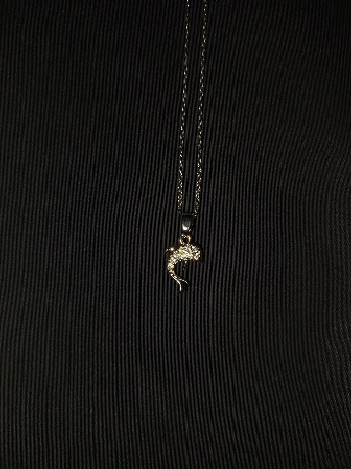 Minimal Balık Figürlü Kolye - Görsel 3