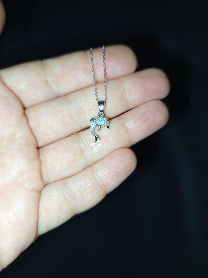 Minimal Balık Figürlü Kolye - Görsel 4