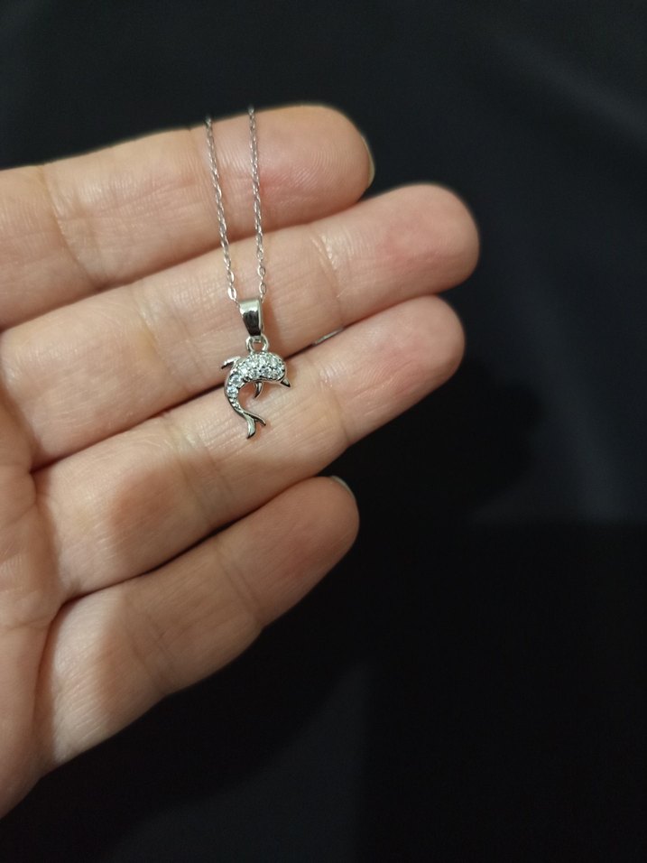 Minimal Balık Figürlü Kolye - Görsel 5