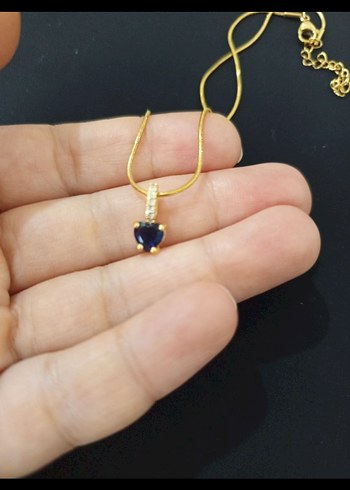 Altın Renkli Mini Zincirli Kolye - Görsel 6