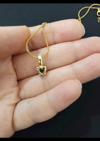 Altın Renkli Mini Zincirli Kolye - Görsel 7