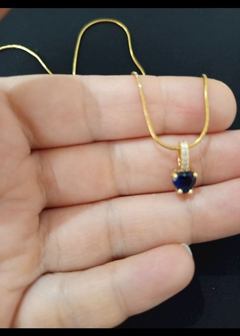 Altın Renkli Mini Zincirli Kolye - Görsel 4