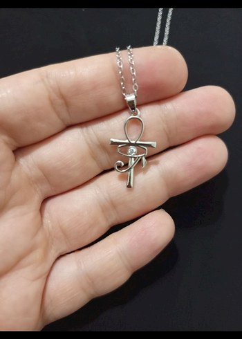 Ankh ve Horus'un Gözü Kolye - Görsel 5