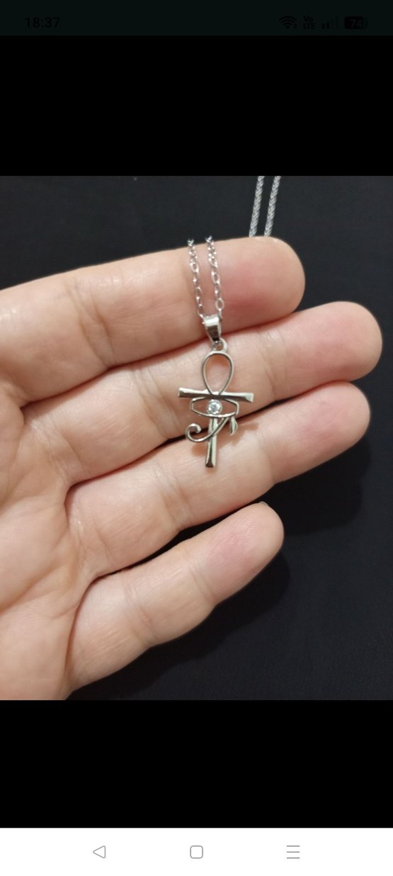 Ankh ve Horus'un Gözü Kolye - Görsel 5
