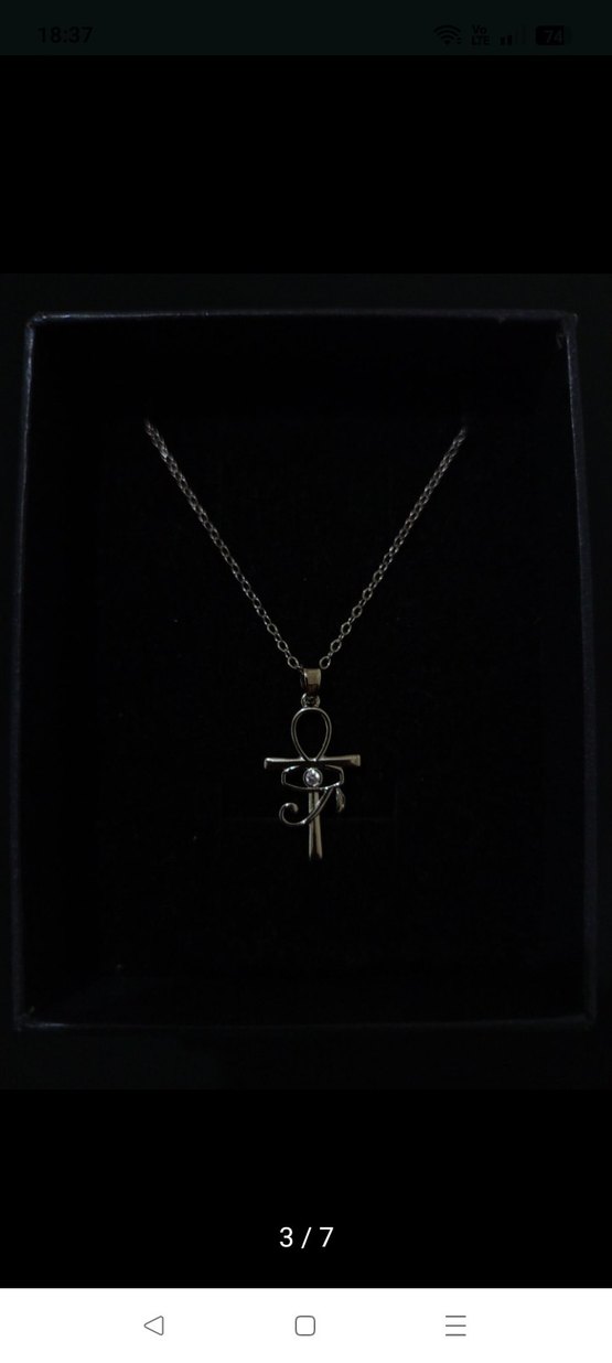 Ankh ve Horus'un Gözü Kolye - Görsel 4