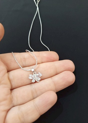 Kelebek Figürlü Mini Zincir Kolye - Görsel 10