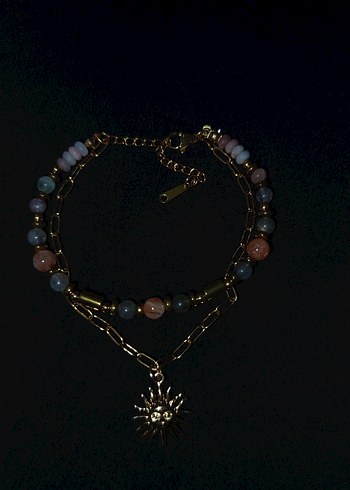 Bohem Güneş Figürlü Çelik Bileklik - Görsel 5