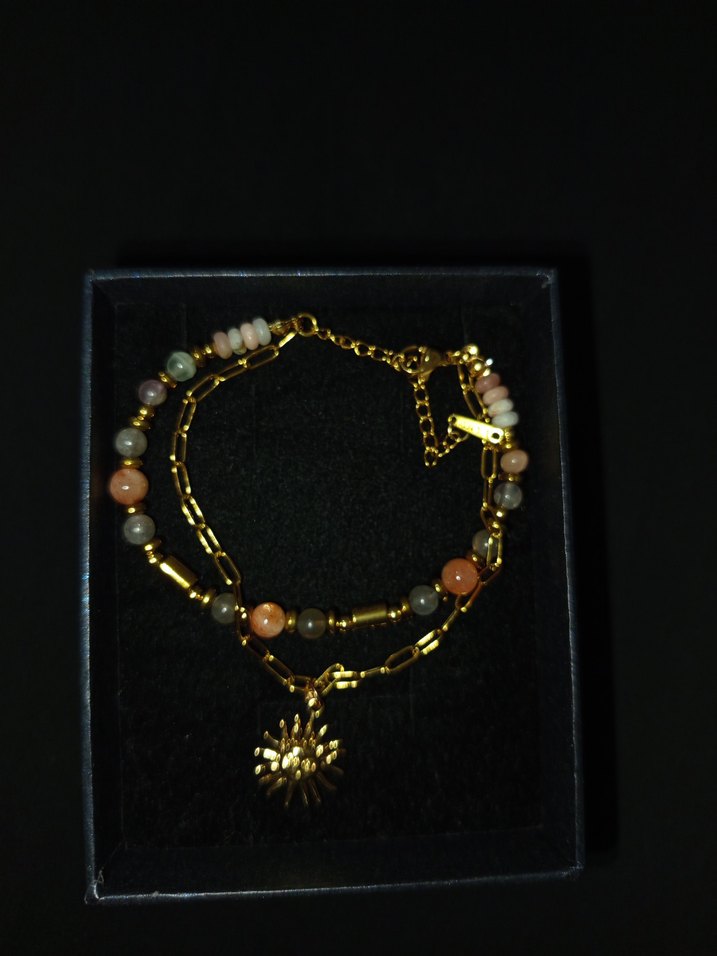 Bohem Güneş Figürlü Çelik Bileklik - Görsel 2