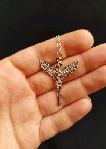 Perikızı Gümüş Gotik Kadın Kolye - Görsel 8