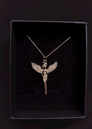 Perikızı Gümüş Gotik Kadın Kolye - Görsel 4