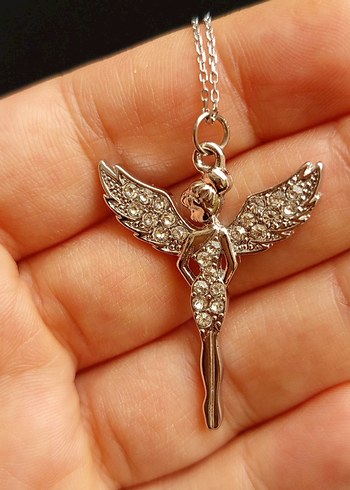 Perikızı Gümüş Gotik Kadın Kolye - Görsel 7