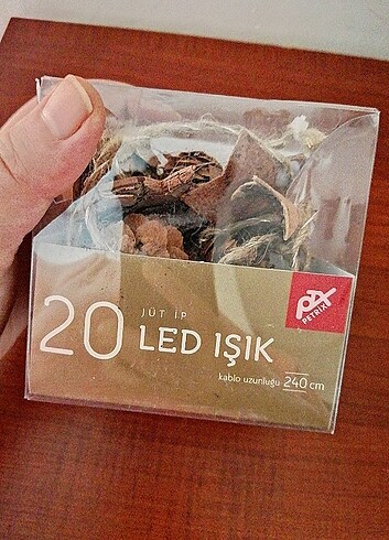  Beden kahverengi Renk Kozalak led lamba