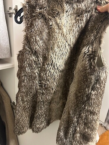 Bershka Bershka kürk yelek