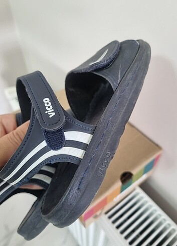 28 Beden lacivert Renk Vicco sandalet 28 numara