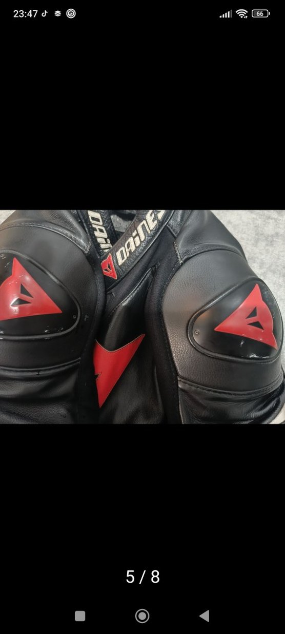 dainesse Siyah orjinal deri motor montu - Görsel 5