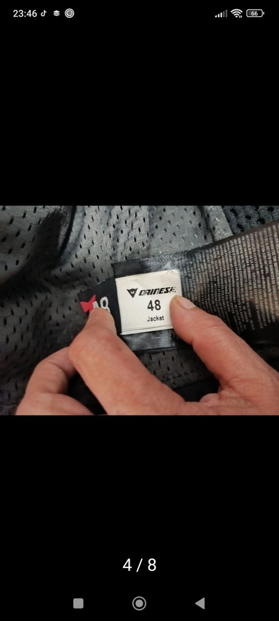 dainesse Siyah orjinal deri motor montu - Görsel 4