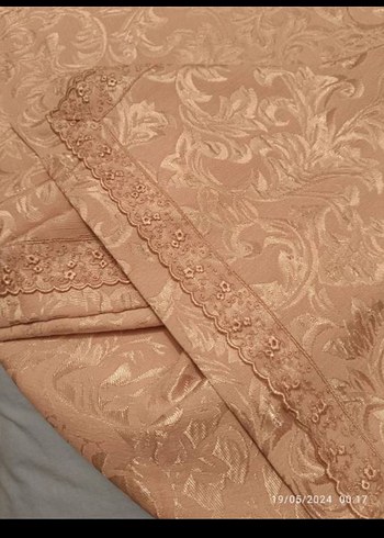 Karaca Pembe Nakışlı Nevresim Takımı - Görsel 3