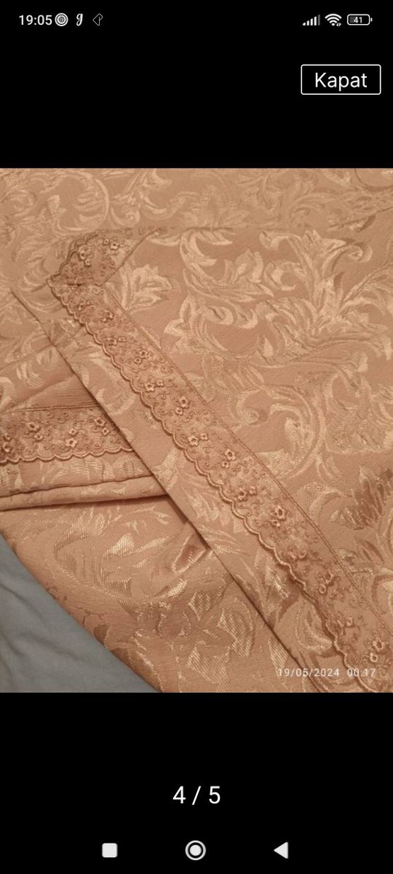 Karaca Pembe Nakışlı Nevresim Takımı - Görsel 3