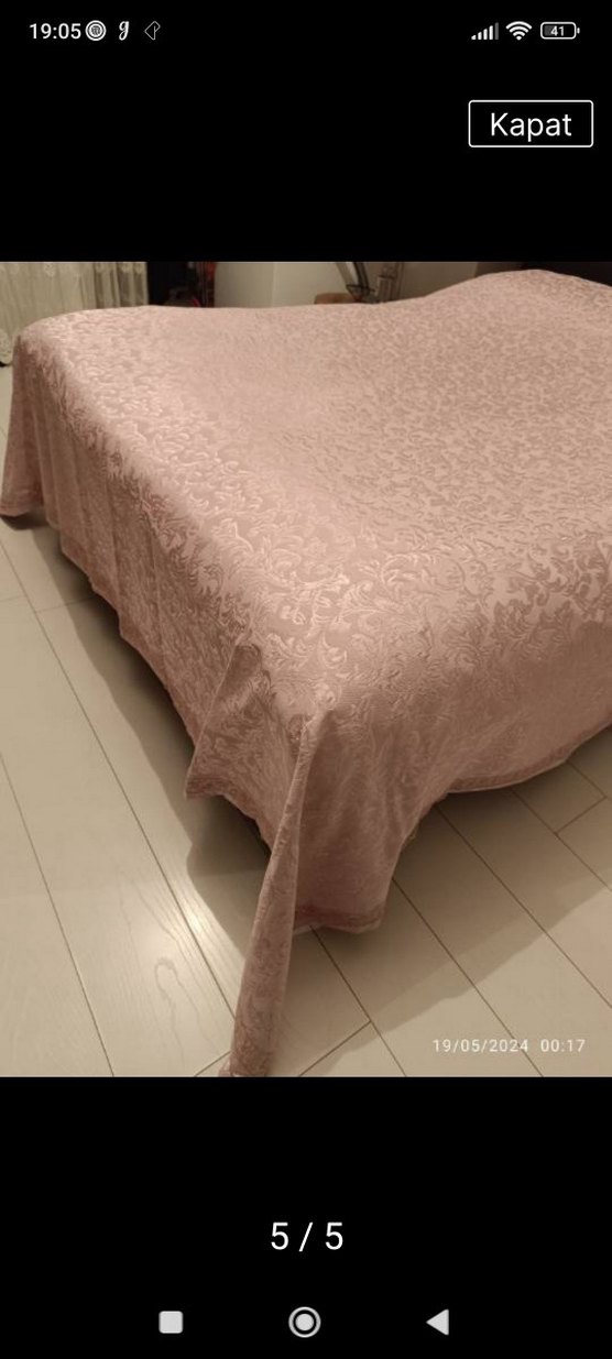 Karaca Pembe Nakışlı Nevresim Takımı - Görsel 2