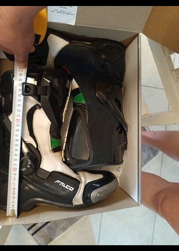 falco Beyaz Siyah Erkek motor Botu - Görsel 8