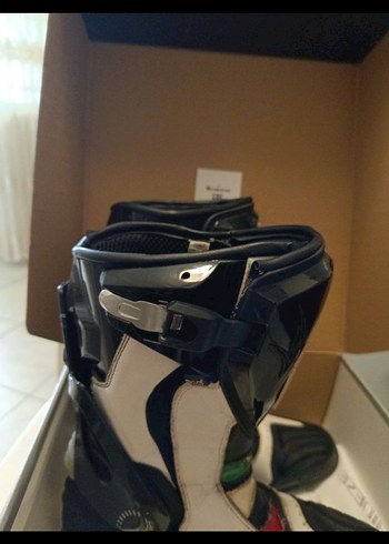 falco Beyaz Siyah Erkek motor Botu - Görsel 2