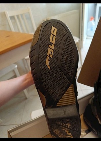 falco Beyaz Siyah Erkek motor Botu - Görsel 4