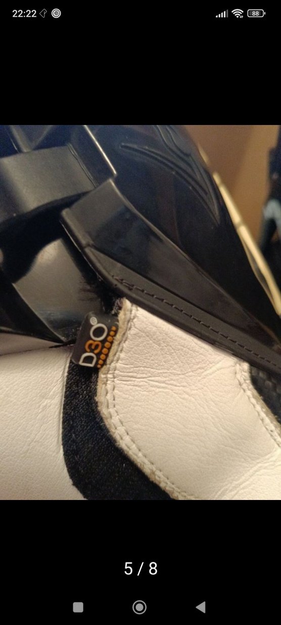 falco Beyaz Siyah Erkek motor Botu - Görsel 5