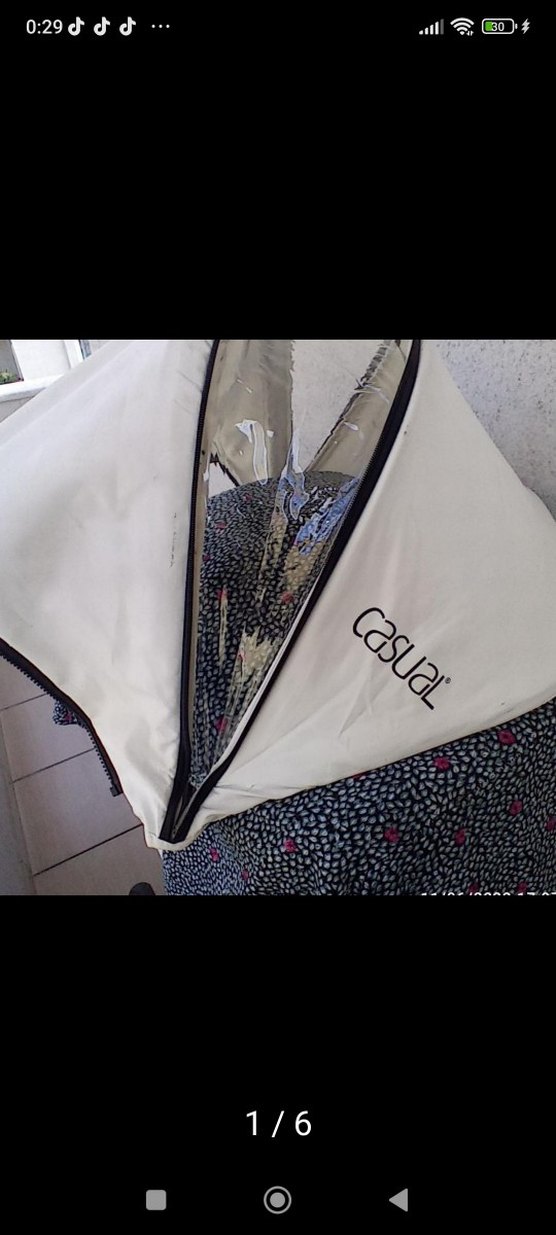 casual Baskılı Beyaz Bebek Arabası Gölgelik - Görsel 3