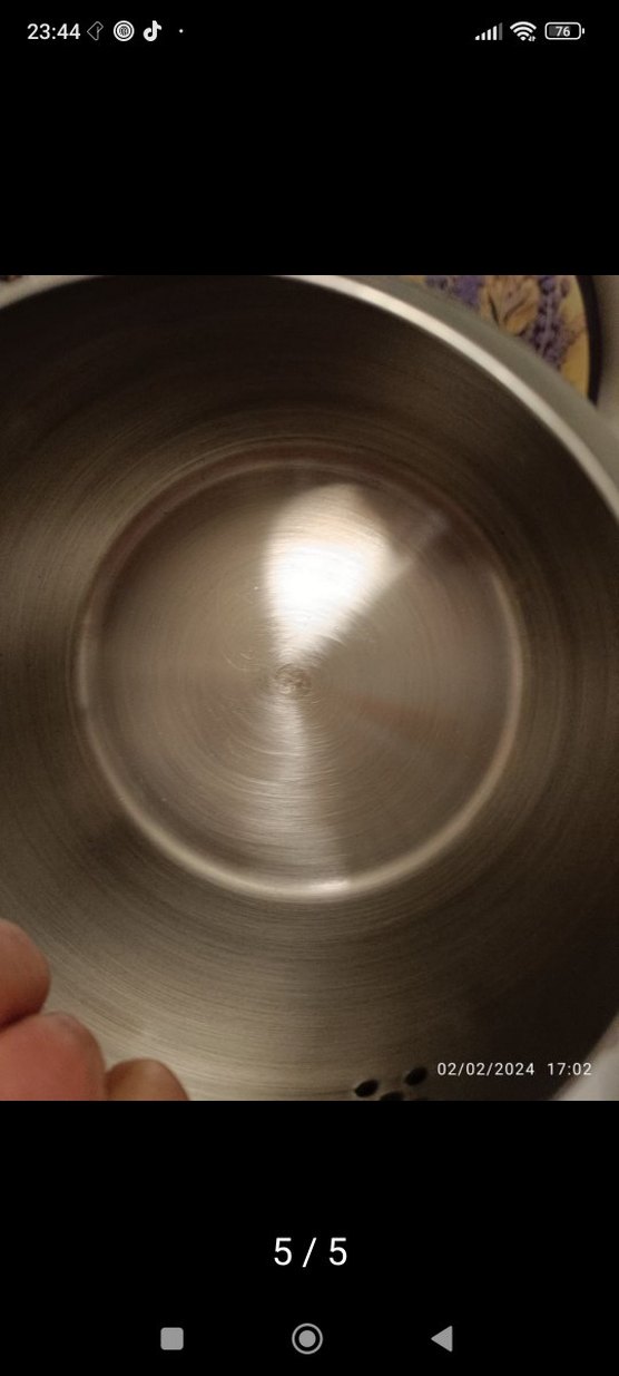 Korkmaz Parlak gümüş Renkli Çelik Çaydanlık Seti - Görsel 5