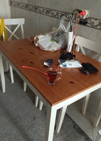 Ikea Beyaz Masa - Görsel 2