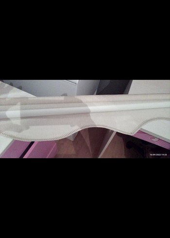 Bej Düz Modern Perde - Görsel 3