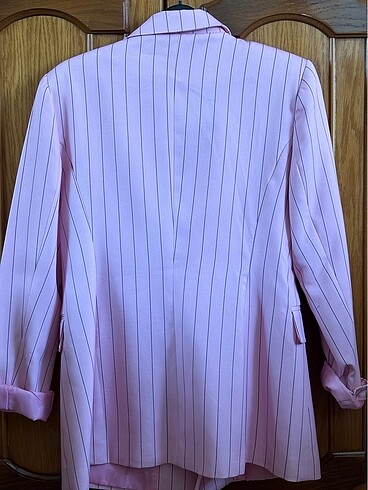 Trendyol & Milla Pembe çizgili blazer