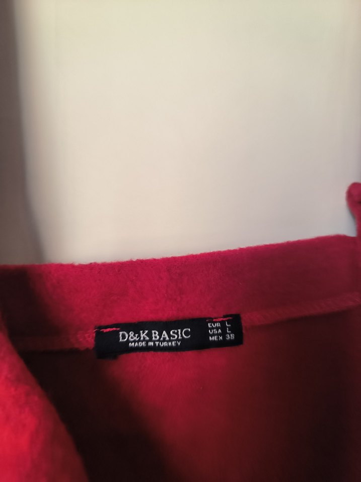 Kırmızı Midi Kısa Tulum/salopet - Görsel 5