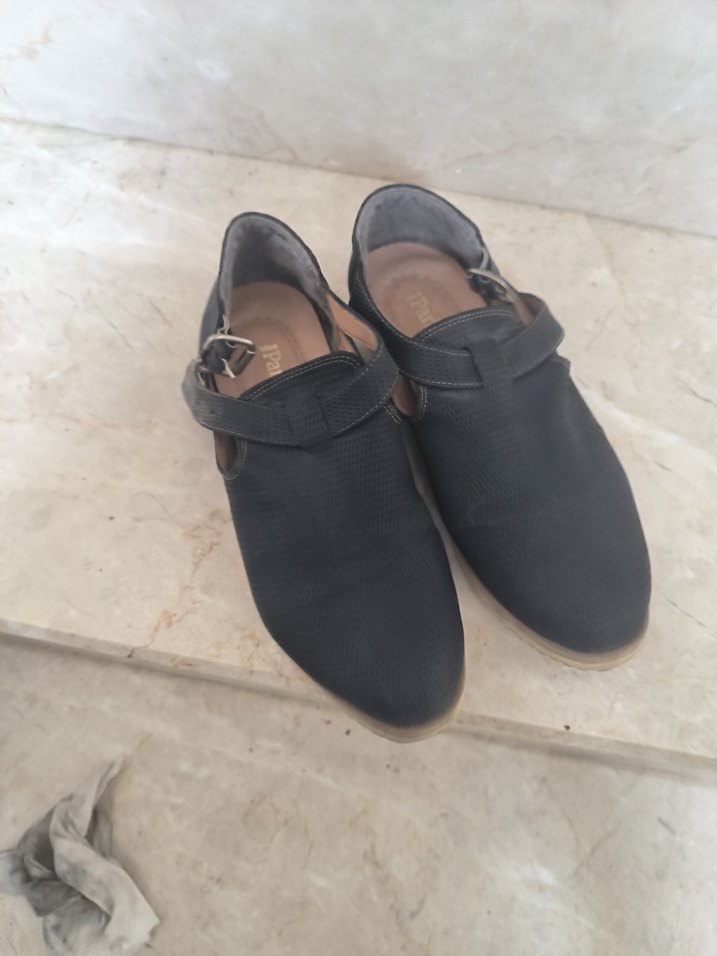 Siyah Tokalı  babet ayakkabı - Görsel 3