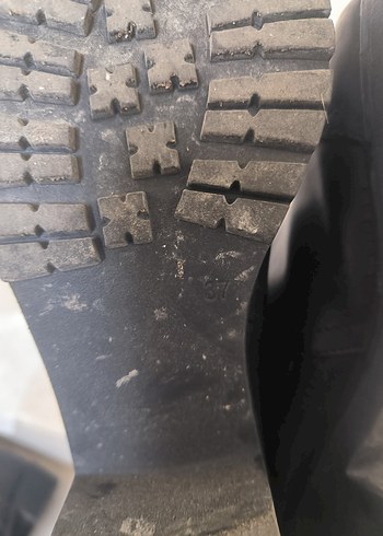 Siyah Gotik Kadın Botları, Tokalı, Kalın Topuklu - Görsel 9