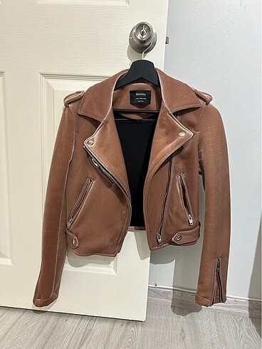 BERSHKA NUBUK BİKER CEKET
