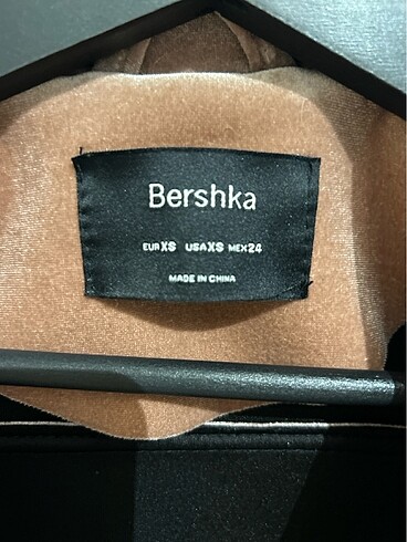 Bershka BERSHKA NUBUK BİKER CEKET