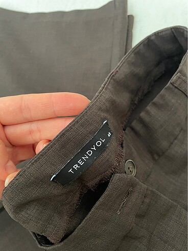 Trendyol & Milla Trendyol milla kahverengi kumaş pantolon
