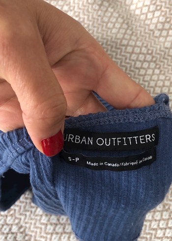 Urban Outfitters Urban Mavi Spor Bralet Mini Üst